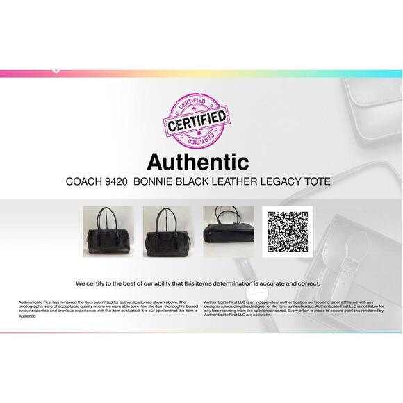 Coach 9420 Brown Leather Legacy Tote Vintage Bonnie Cashin - Picture 6 of 6